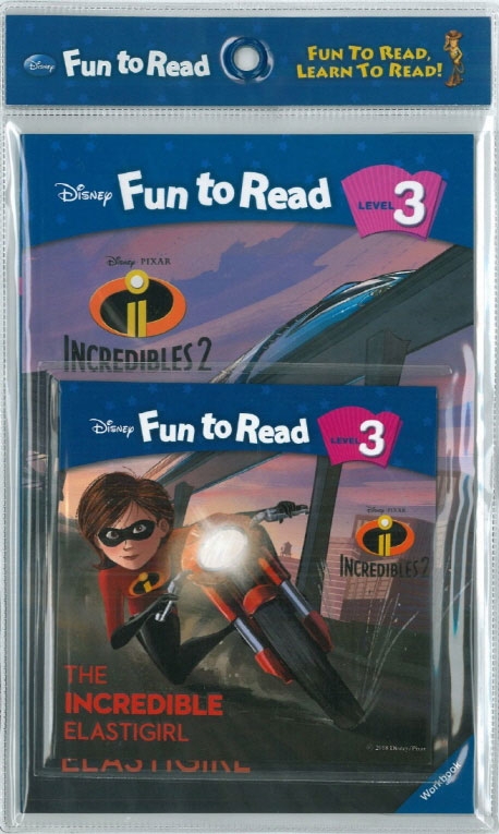 Disney Fun to Read Set 3-24 The Incredible Elastigirl (Book+WB+CD) isbn 9788953948006