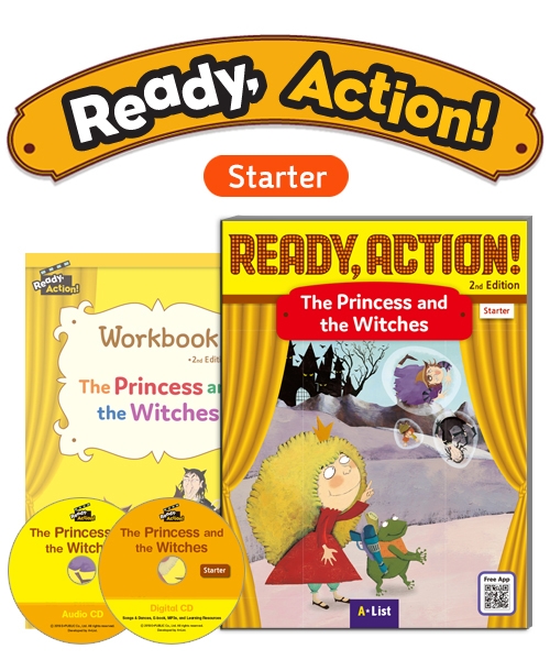 Ready Action Starter The Princess and the Witches isbn 9791160573985