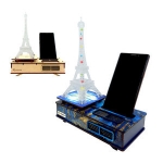 DIY 보이스 스펙트럼 스피커 - 에펠탑 만들기 조명 교육용 창작 소리 센서 음성 인식