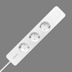 펭카 스마트 멀티탭 - 3구 콘센트 USB 포트 시간 자동 예약 디자인 wifi 1.3M